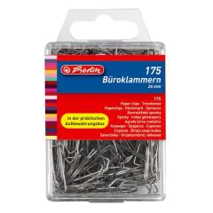 Photo Boite de 175 trombones en métal - 26 mm Petit format