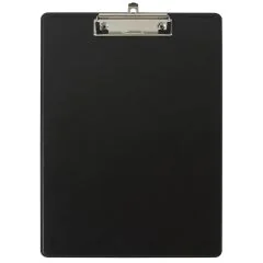 Photo Porte-bloc à pince avec pochette arrière - Format A4 - Noir EXACOMPTA Image