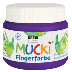 Photo Peinture aux doigts MUCKI - 150 ml - Violet KREUL 23107