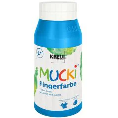 Photo Peinture aux doigts MUCKI - 750 ml - Bleu C. KREUL 23208