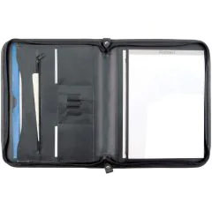 Photo ALASSIO : Serviette-écritoire A4 en cuir - MILANO 30013