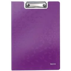 Photo Porte-bloc A4 à rabat WOW - 230 x 330 mm - Violet LEITZ