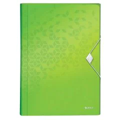 Photo Trieur Chemise A4 - 6 compartiments - Vert LEITZ Wow Image