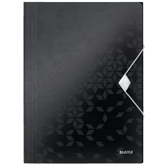 Photo Chemise à élastique A4 - 150 feuilles - Noir LEITZ WOW Image