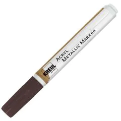 Photo Marqueur à peinture acrylique - Pointe ronde - Cuivre : KREUL Acryl Metallic Marker Medium (46263)