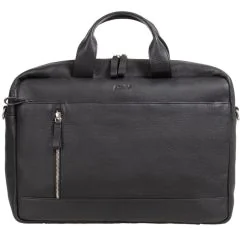 Photo Sacoche pour ordinateur 15 pouces - Noir ALASSIO Tiber