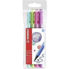 Photo Assortiment de 4 Stylo-feutres STABILO PointMax