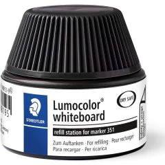 Photo STAEDTLER : Recharge marqueur Lumocolor 351/351B - Noir feutre