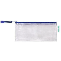 Image Sac à fermeture éclair - 230 x 115 mm - Bleu TARIFOLD