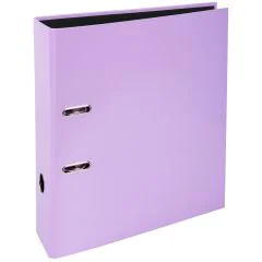 Photo Classeur à levier pour A4 - Dos de 80 mm - Mauve EXACOMPTA Aquarel Image
