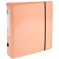 Photo Classeur à levier pour A4 - Dos Rond 80 mm - Corail EXACOMPTA Aquarel 