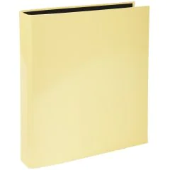 Photo Classeur rigide à 2 anneaux en D - Dos 40 mm - Jaune Citron EXACOMPTA Aquarel Image