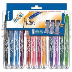 Photo Etui de 12 Stylos roller à encre effaçable - Assortiment PILOT Frixion Ball 07 Set2Go