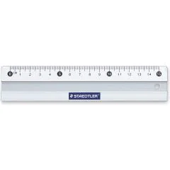Photo STAEDTLER : Règle plate en métal 150 mm
