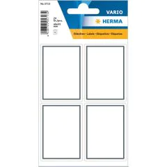 Photo Etiquettes pour livres avec marge - 40 x 55 mm - Gris HERMA