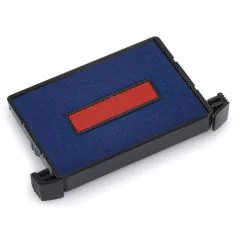 Photo Cassette de rechange pour Tampon - Bleu / Rouge : TRODAT