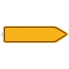 Photo Panneau adhésif - Circulation obligatoire - Jaune/Noir EXACOMPTA