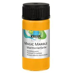 Photo KREUL : Peinture à marbrer Magic Marble - 20 ml - Flacon Jaune soleil
