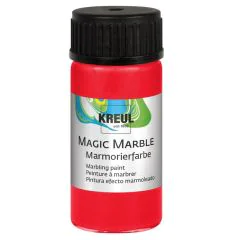 Photo KREUL : Peinture à marbrer Magic Marble - 20 ml - Flacon Rouge