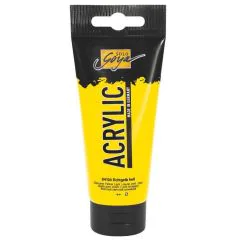 Photo Peinture acrylique Jaune pur Tube de 100 ml : KREUL Solo Goya Acrylic 84104