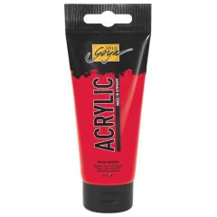Photo Peinture acrylique Rouge pur Tube de 100 ml : KREUL Solo Goya Acrylic 84131