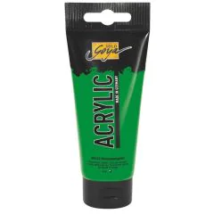 Photo Peinture acrylique Vert permanent Tube de 100 ml : KREUL Solo Goya Acrylic 84133