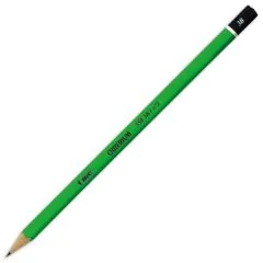 Photo BIC : Crayon graphite laqué en vert 3B - Critérium 550 - 857587