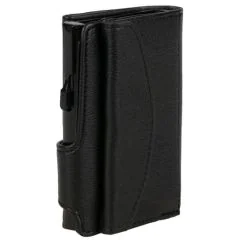 Photo Porte-monnaie avec porte-cartes - Simili-cuir - Noir CLICKSAFE