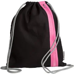 Sac de sport avec cordon - Noir/Rose PAGNA Go Image