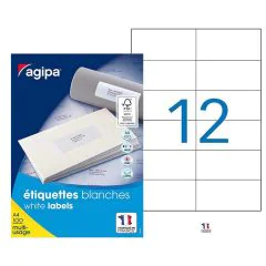 Photo Etiquettes adhésives 105 x 49,39 mm AGIPA 101032