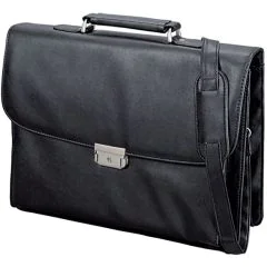 Photo ALASSIO : Porte-documents en simili-cuir - Noir CANTANA 92434