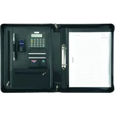 Photo ALASSIO : Serviette-classeur A4 en cuir - CARPO 30062