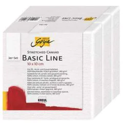 Photo Châssis pour peindre - 100 x 100 mm KREUL Lot de 3