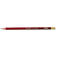 Photo Crayon à papier mine graphite HB Gomme : STABILO 4906-HB