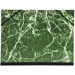 Photo Carton à dessin à élastique - 260 x 330 mm - Marbré EXACOMPTA Recto