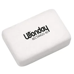 Photo Gomme en plastique - Blanc WONDAY Rectango