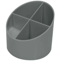 Photo Pot à crayons - Plastique recyclé - Gris Clair HELIT The Green Cross