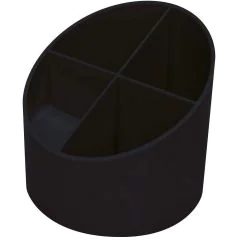 Photo Pot à crayons - Plastique recyclé - Noir HELIT The Green Cross