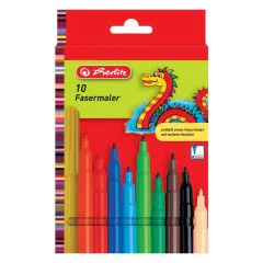 Photo Lot de 10 feutres - Assortiment de couleurs : HERLITZ 8649139