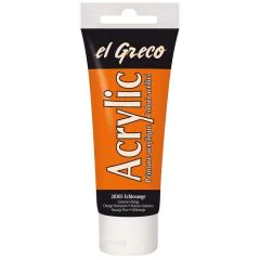 Peinture acrylique EL Greco - 75 ml - Orange pur KREUL  tube