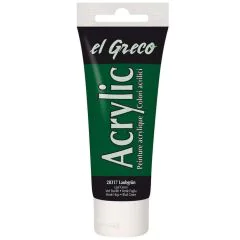 Peinture acrylique EL Greco - 75 ml - Vert feuillage C. KREUL  tube