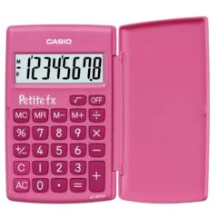 Photo Calculatrice de poche - 8 chiffres - Rose CASIO Petit-FX