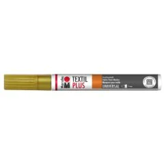 Photo MARABU TEXTIL PAINTER PLUS : Marqueur pour tissus - Or métallique Dessin