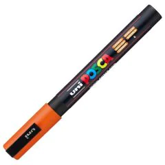 Marqueur peinture Posca PC 3M - Pointe conique fine - Orange UNI-BALL Image