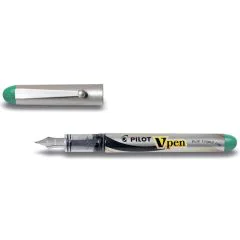 Photo PILOT 281679 : Stylo plume jetable V-Pen SVP 4M - Vert