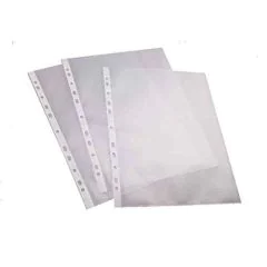 Photo Lot de 100 Pochettes perforées en PP 0,15 mm - A4 PRO-Office