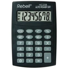 Photo Calculatrice de poche - 8 chiffres REBELL HC 208