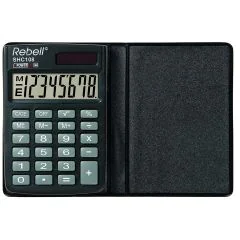 Photo Calculatrice de poche solaire - 8 chiffres REBELL SHC 108