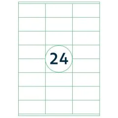 Étiquettes adhésives - 70 x 36 mm RILLPRINT Lot de 2400