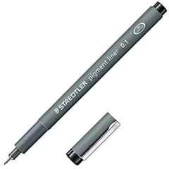 photo STAEDTLER : Stylo feutre Fineliner 308 Noir 0,10 mm Dessin
